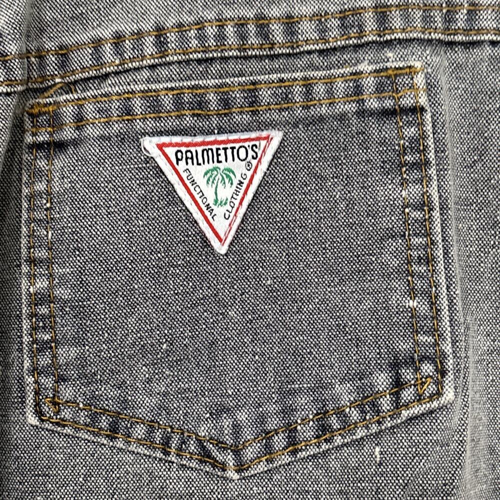 Vintage 90s Palmetto High Rise Jeans Women 9 Color block Tapered USA Cotton - Picture 9 of 11